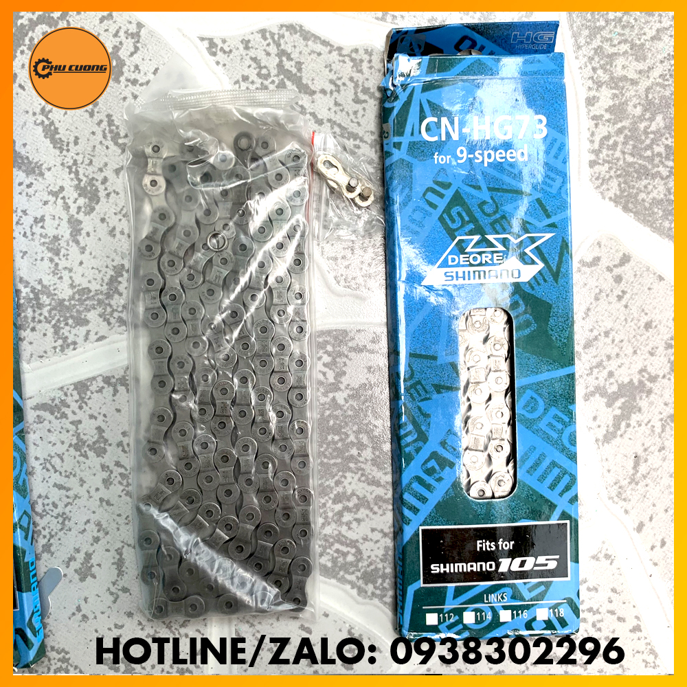 Sên xe đạp - Xích SMN HG73-116L 9 Tốc