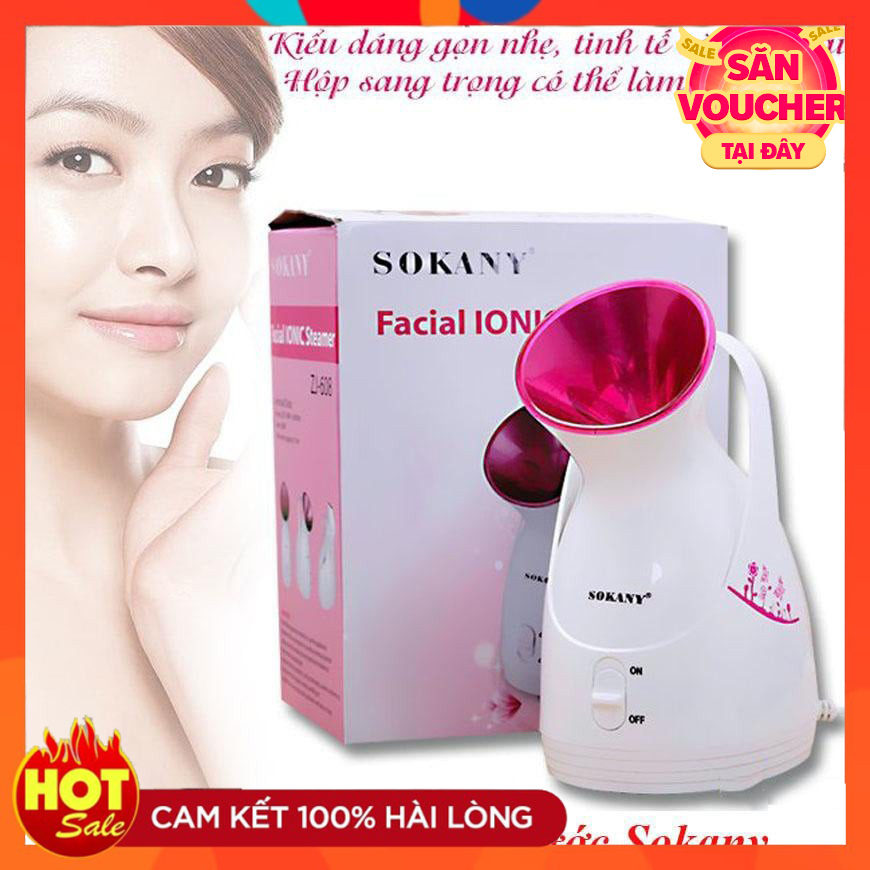 Máy xông hơi mặt sokany - máy xông tinh dầu cao cấp sokany thiết kế sang trọng đẹp mắt -