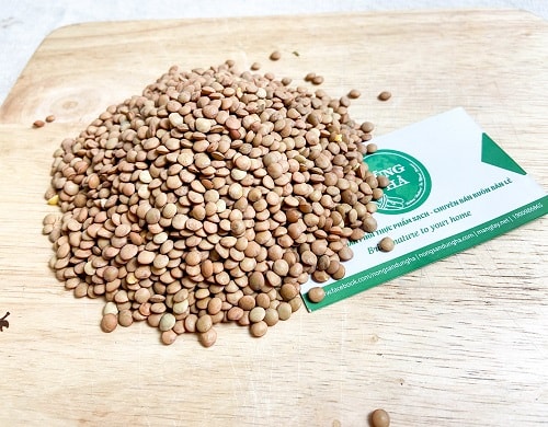 ( Hàng công ty nhập khẩu trực tiếp ) Đậu lăng đỏ Markal 500g hữu cơ ( Đậu lăng đỏ cam san hô/Đậu lăng xanh) Nguyên hạt