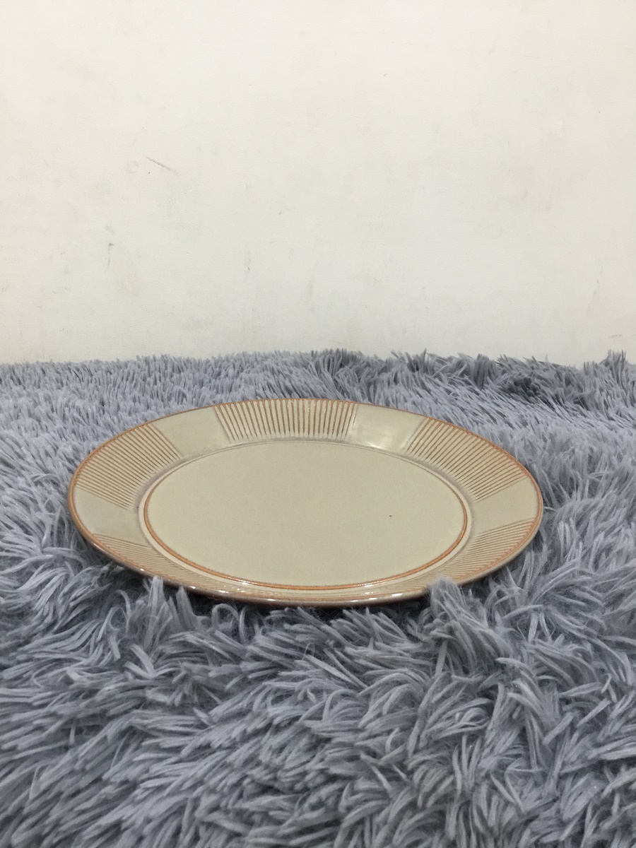 Deep Dish 20X2.5 cm - Dong Hwa Ceramics - High Quality Vietnamese Products