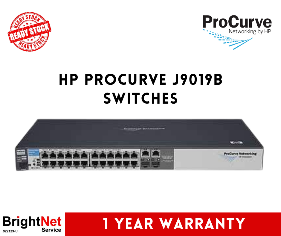 J9019B 24-Ports-Ports External Switch Managed HP  ProCurve 