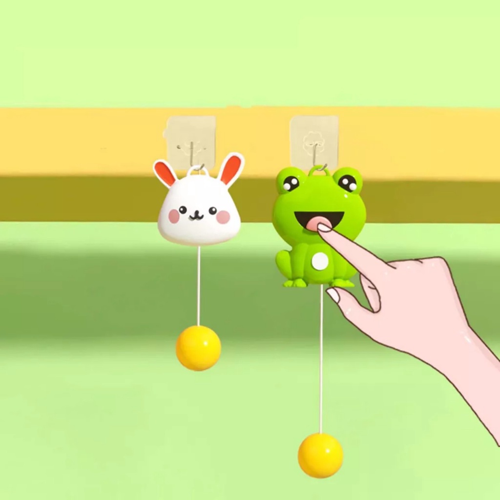 Bộ đồ chơi bóng bàn treo tường tiện lợi cho bé Thingkids