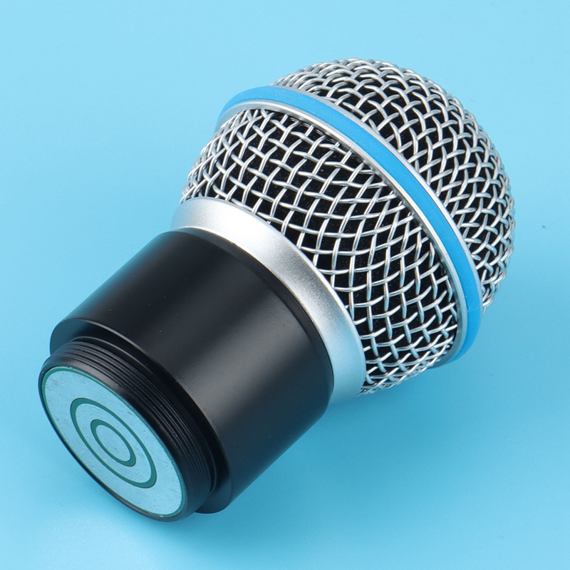 Replacement Wireless Handheld Microphone Grille Capsule Head for BETA58 SM58 PG24 Wireless Microphone