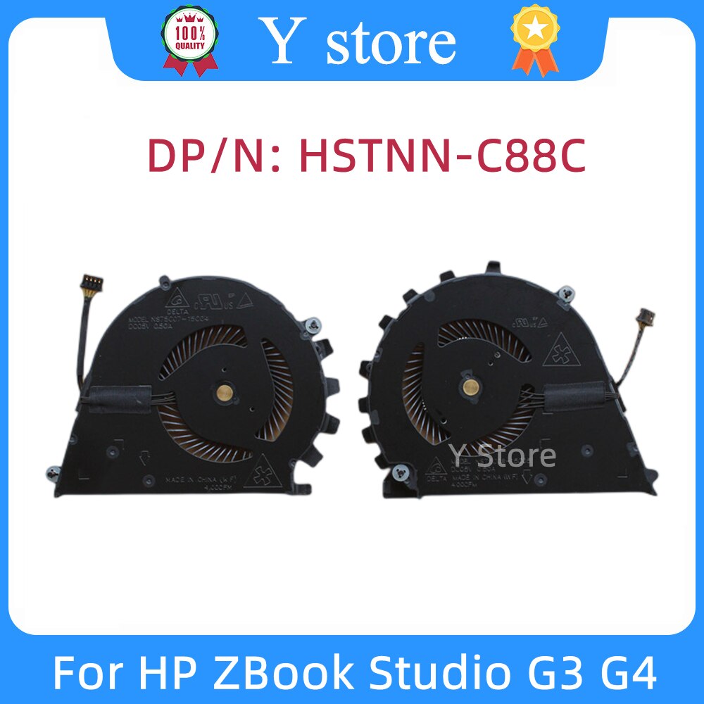 Cpu fan cpu fan y store new laptop cpu cooling fan cpu fan for hp zbook studio 15 g3 g4 cpu & gpu cooling fan hstnn-c88c hsn-c02c fast ship
