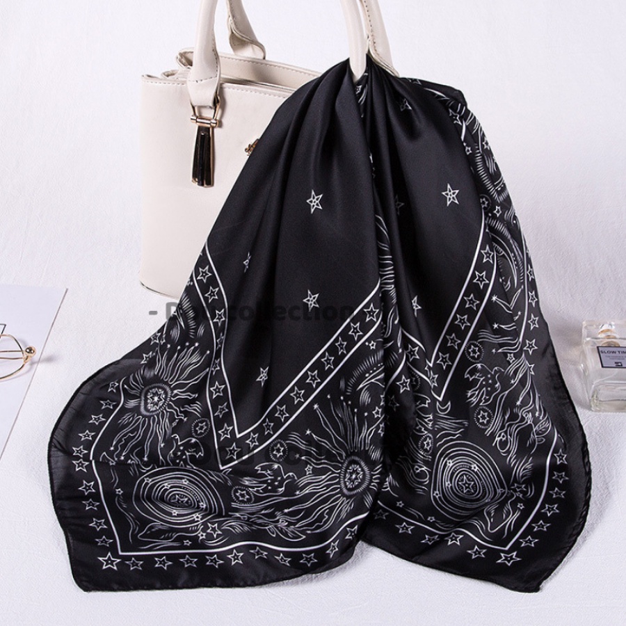 Khăn Bandana Lụa (Khăn Turban) Làm Áo Bikini Chât Liệu Chiffon - 70x70cm - Mã B005