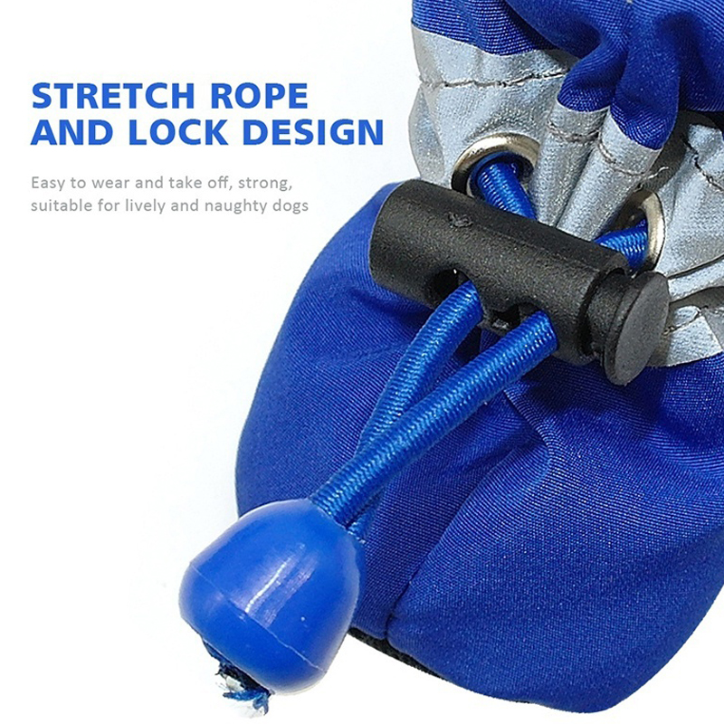 Winter Warm Dog Shoes Rubber AntiSlip Pet Shoes Puppy Thick Snow Dog