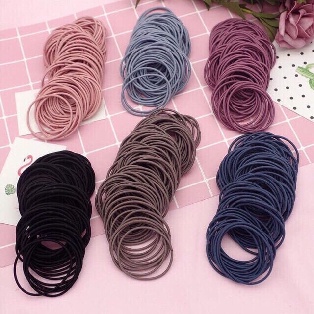 Set Chun Buộc 100 Cái Mix Màu
