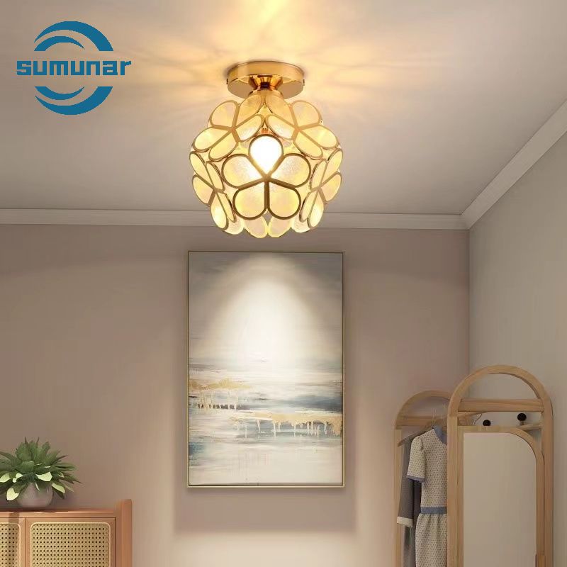 Đèn trần pha lê led 20cm 9w làm mờ ba màu