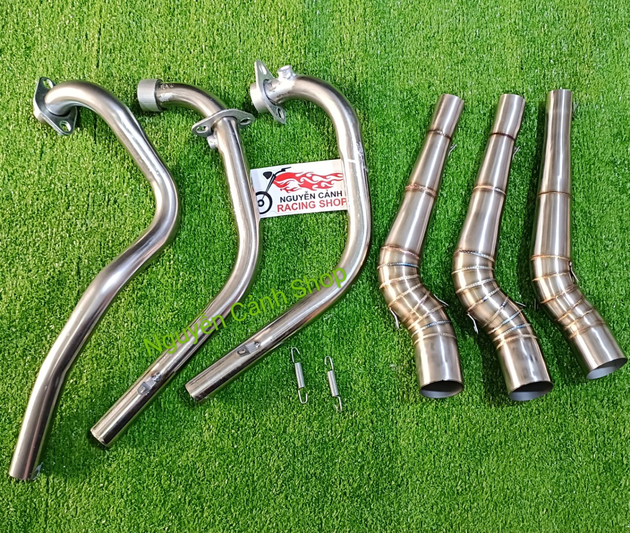Cổ Pô Satria Raider Fi-Winner sonic-exciter 2 khúc 32-51mm