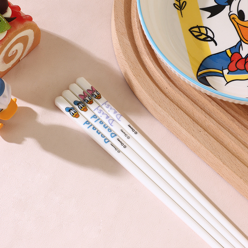 Genuine Ceramic Chopsticks Mickey High Quality Chopsticks Household High Temperature Resistant Tableware New Wholesale