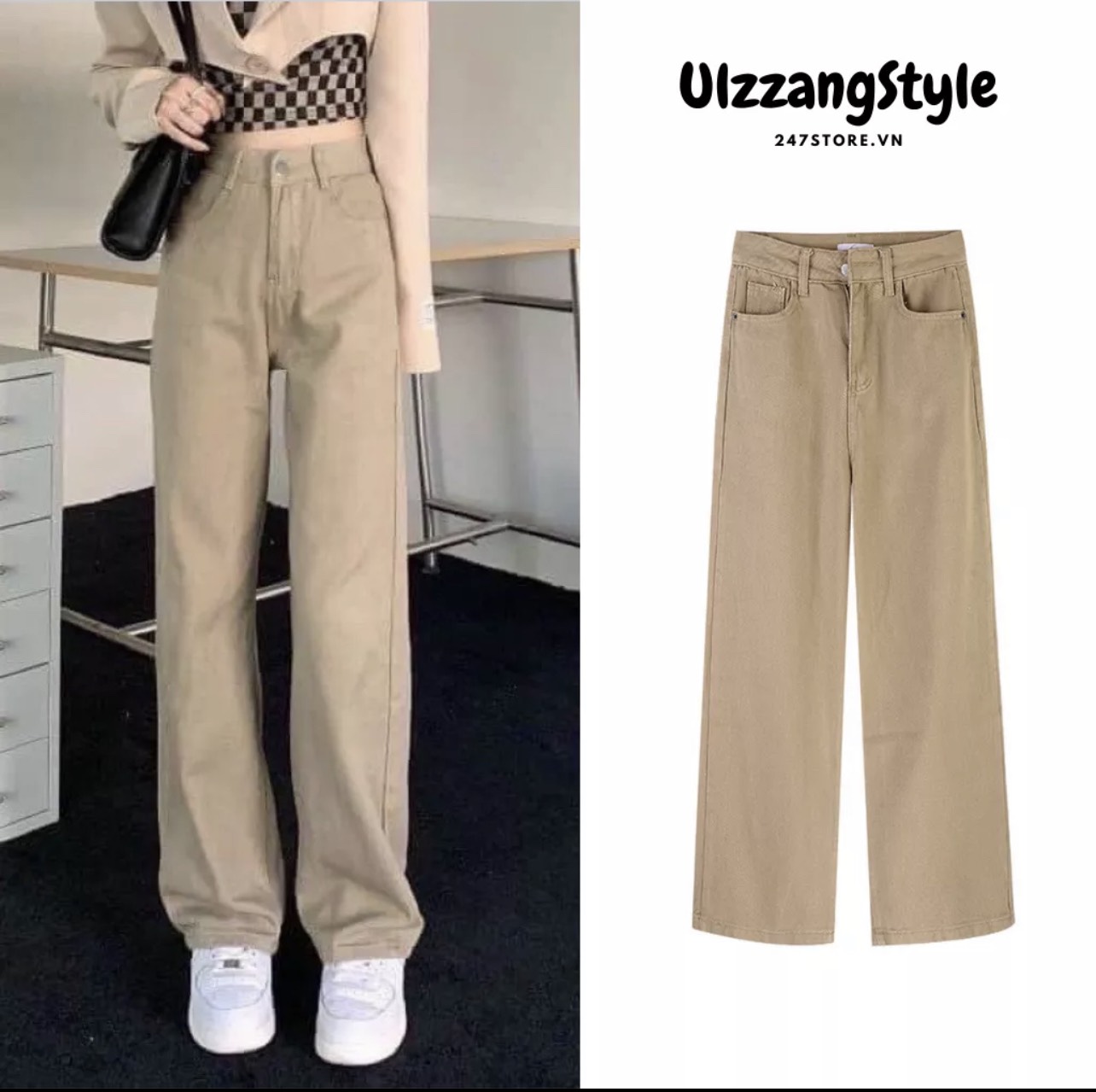 XẢ BÁN QUẦN JEANS GIÁ RẺ QUẦN SUÔNG NỮ DÀI ĐẸP LƯNG CAO 2022