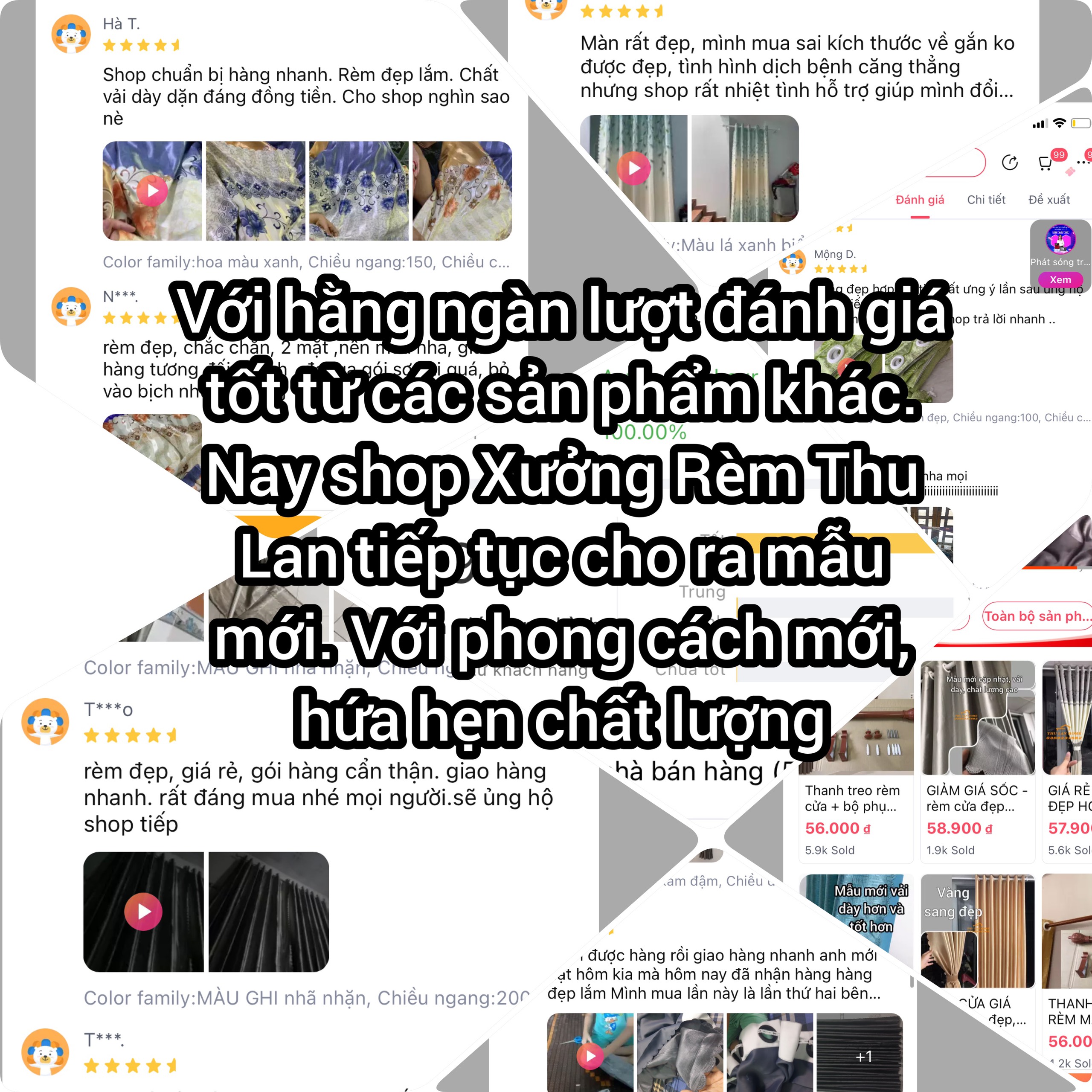 RÈM CỬA, MÀN CỬA SỔ HOẶC CỬA CHÍNH
