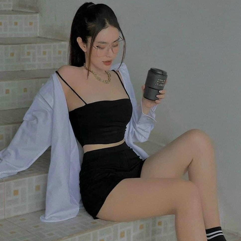 Quần short dancer dáng ngắn form ôm vải co giãn tốt
