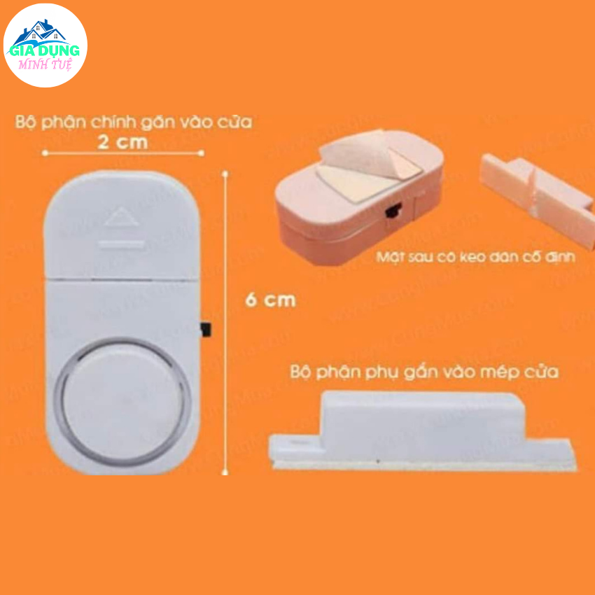 chuông gắn cửa báo chống trộm