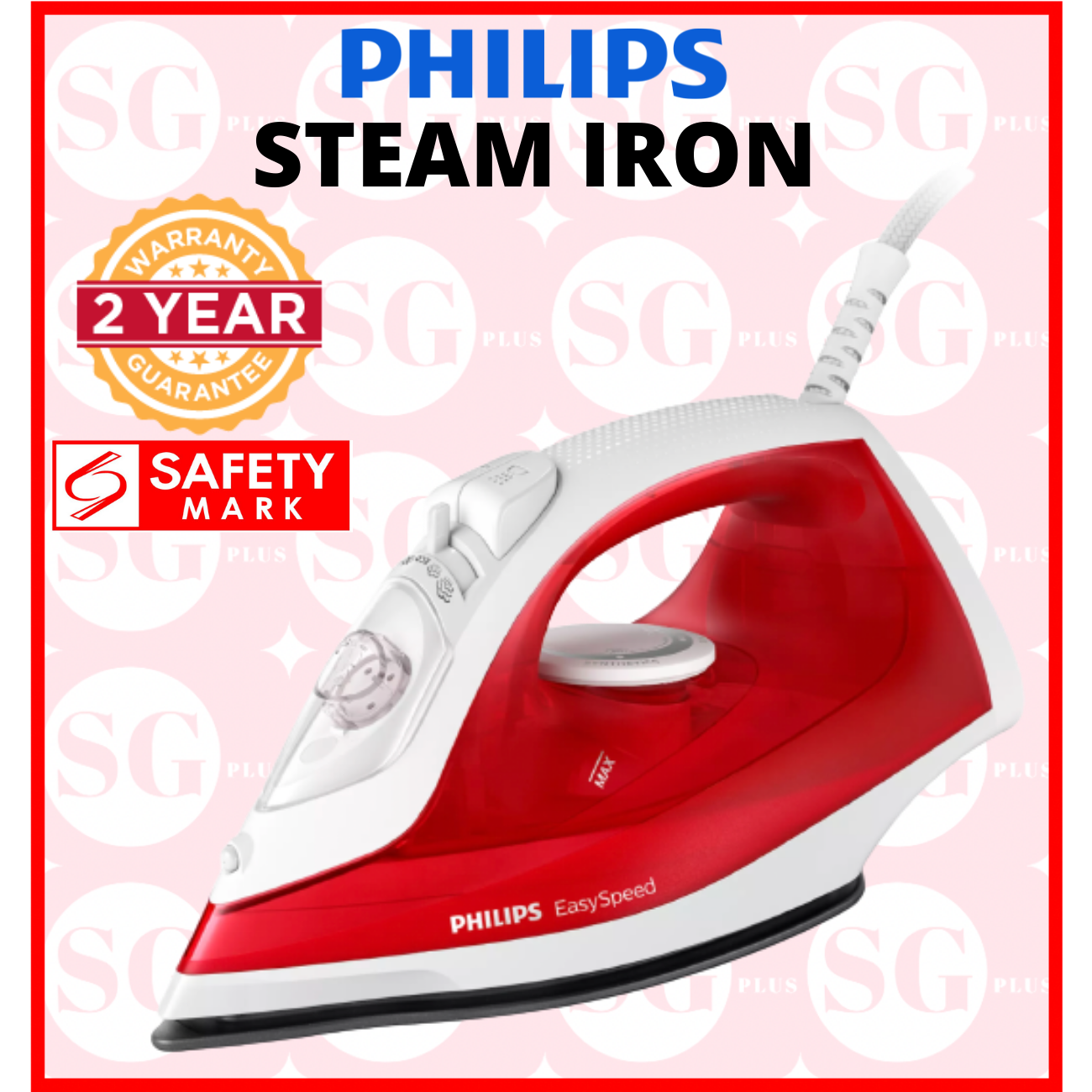 philips easy steam plus iron