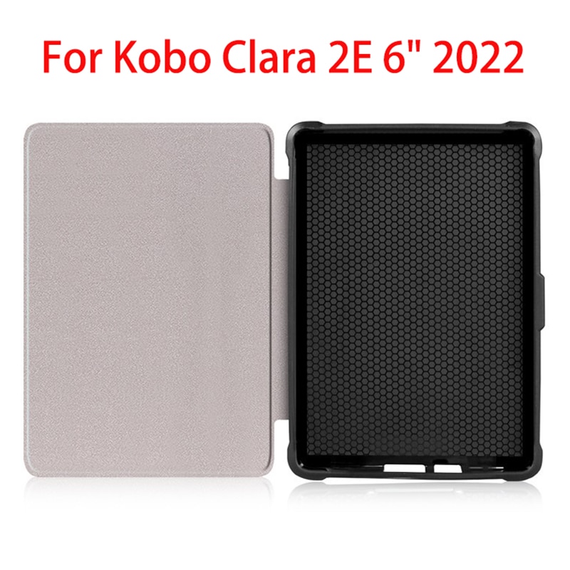Smart Cover For Etui Kobo Clara 2e 2022 Case Pu Leather Tpu Back