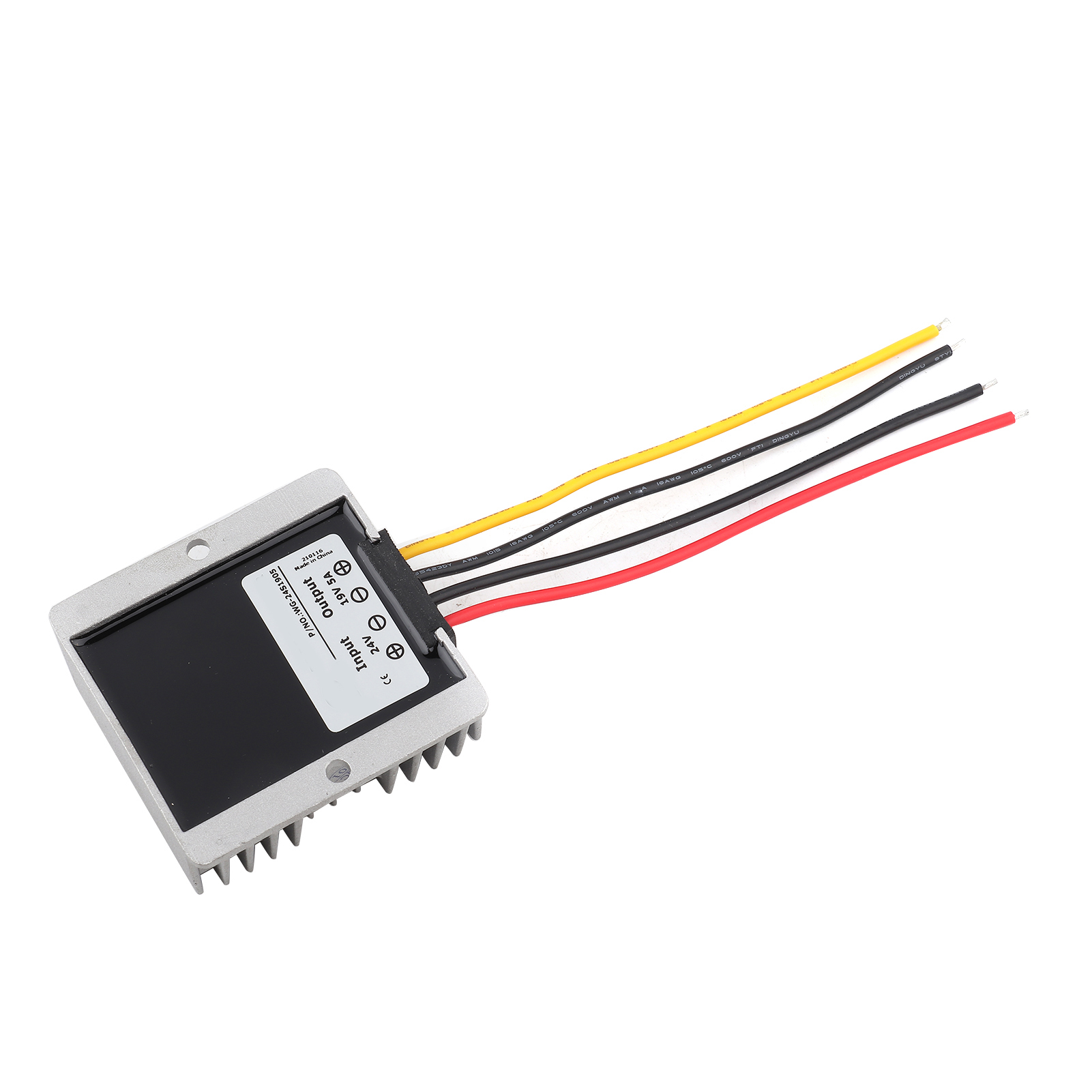 DC-DC Buck Module 24V Step Down to 19V 5A Power Supply Module Voltage Converter Regulator Waterproof Dustproof Electronic Power Supply Transformer Volt Module