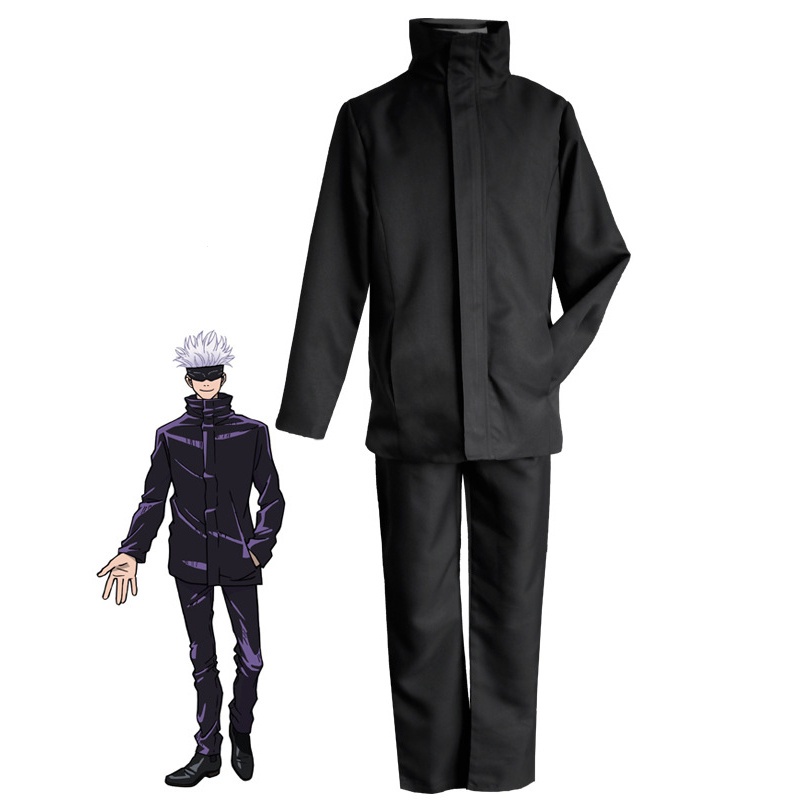 ู่ [COSER 77]Anime Jujutsu Kaisen Cosplay Costume Gojo Satoru Wig for ...