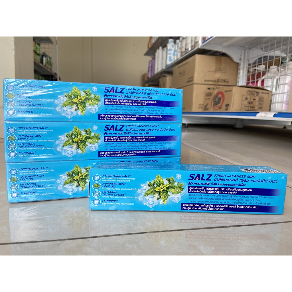 Combo 6 cây Kem đánh răng Salz Fresh 160g Thái Lan