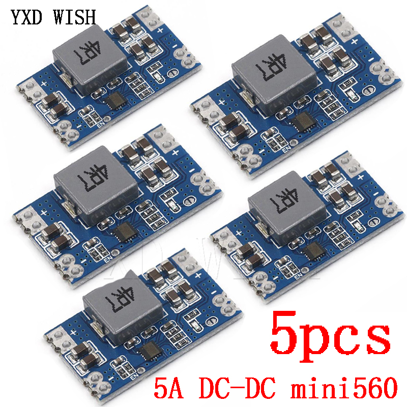 Mini 560 Module Easyeda 5pcs 5a Dc-Dc Mini560 Step-Down Stabilized Voltage Supply Module Output ...