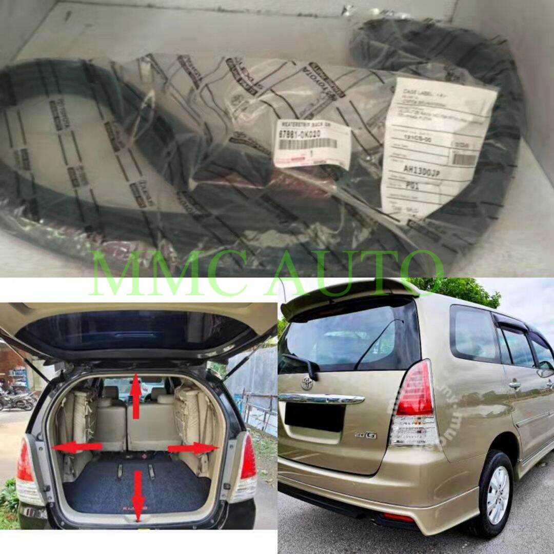 *ORIGINAL TOYOTA TGN40 INNOVA 2005-2014 REAR BONNET RUBBER / BELAKANG ...