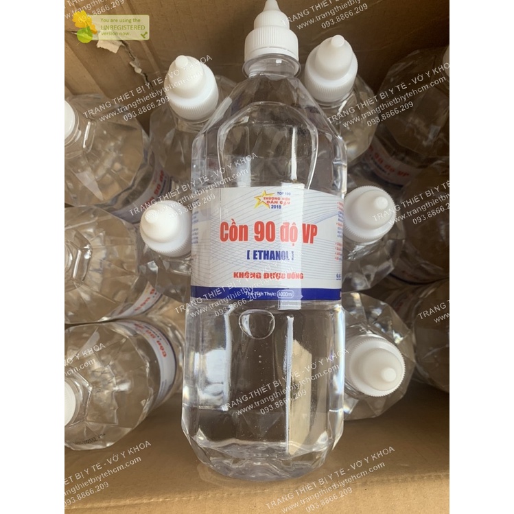 CỒN 90 ĐỘ VP CHAI 1000ml