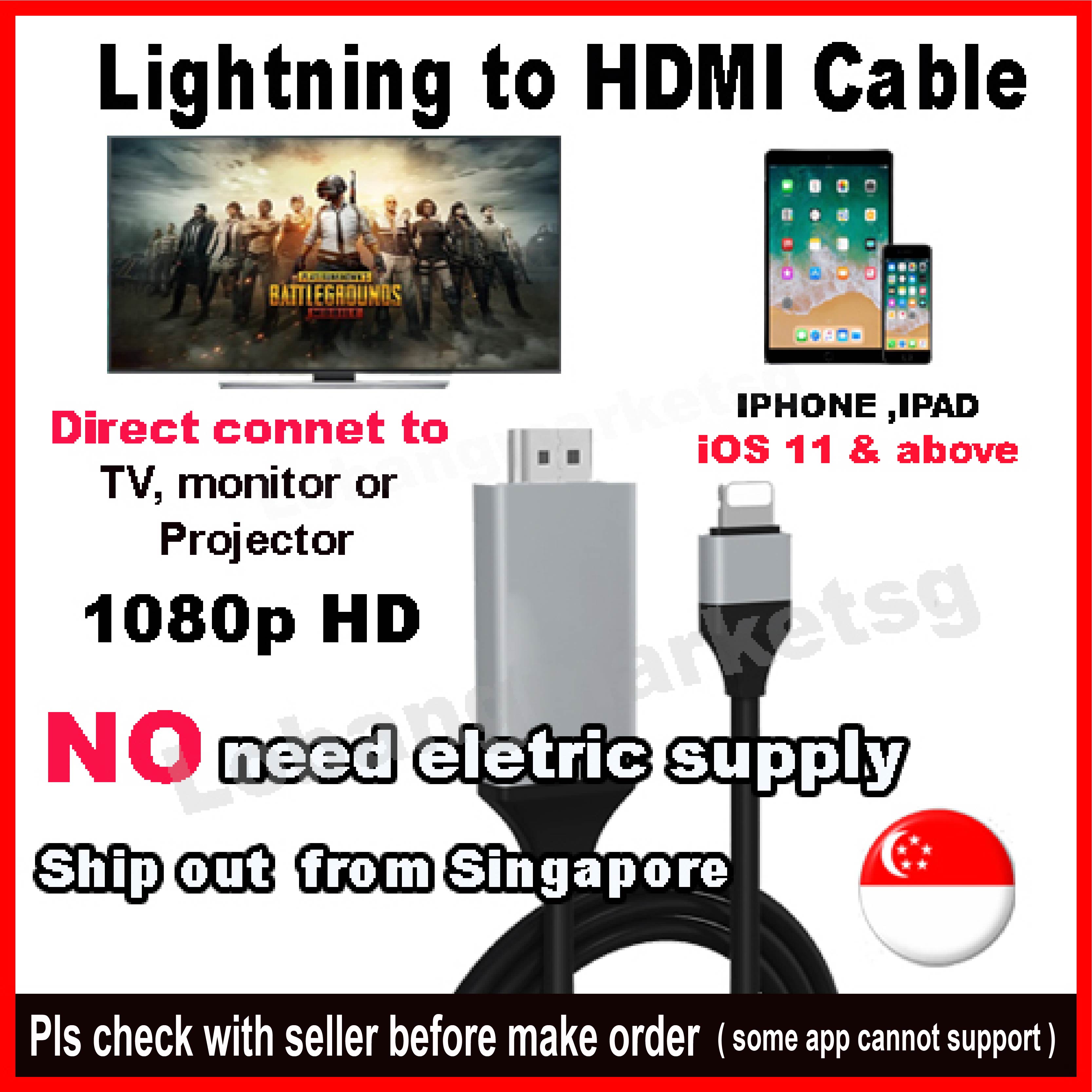 lightning to hdmi adapter for netflix