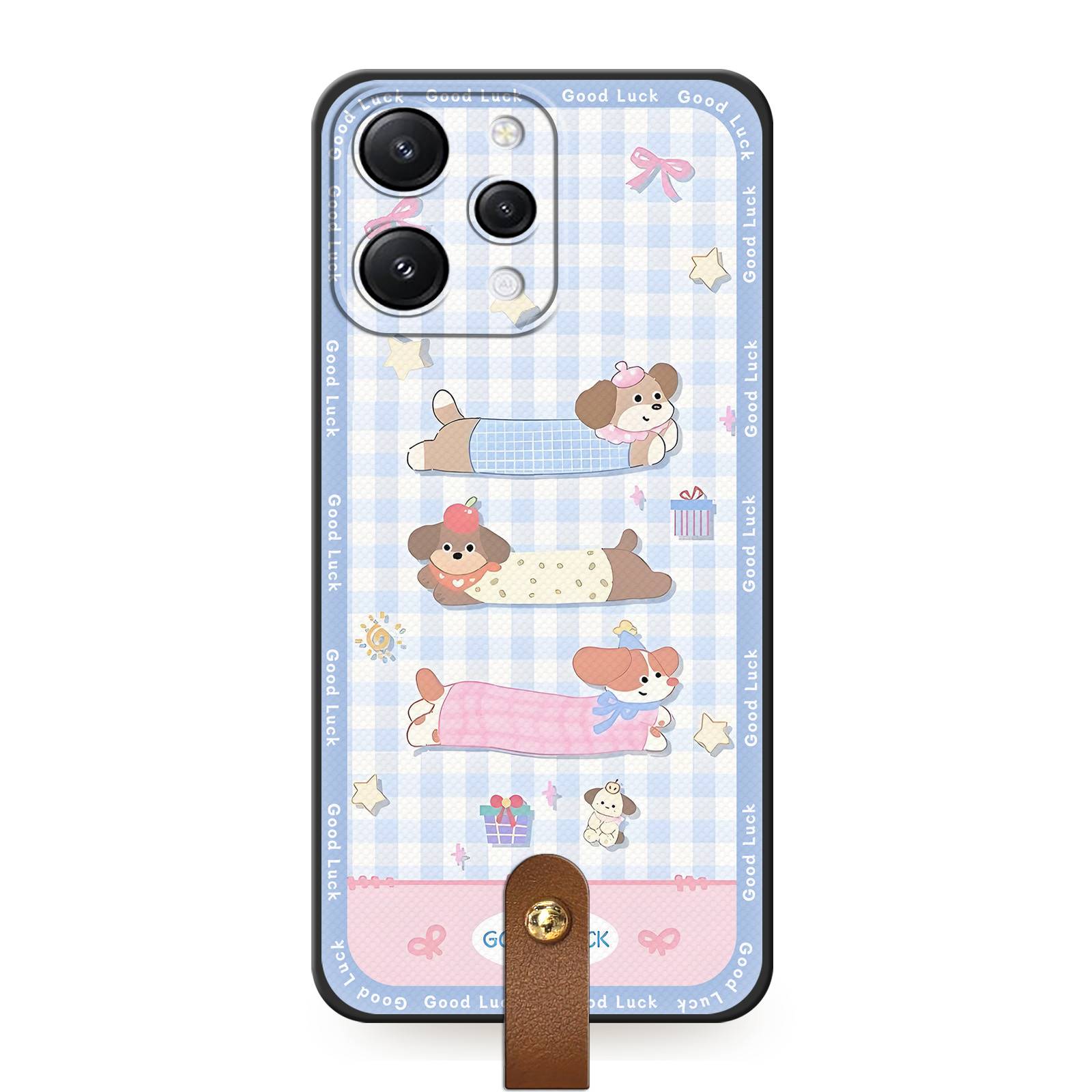 Soft%20case%20TPU%20Phone%20Case%20For%20Redmi12%204G%20Crossbody%20Fashion%20Design%20Necklace%20Silicone%20Waterproof%20Anti-dust%20Graffiti%20Cartoon%20-%20Image%206