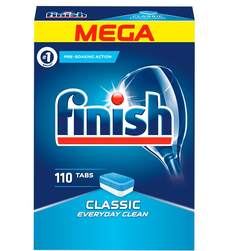 Combo Viên Finish 110v + muối rửa bát finish 1.2kg