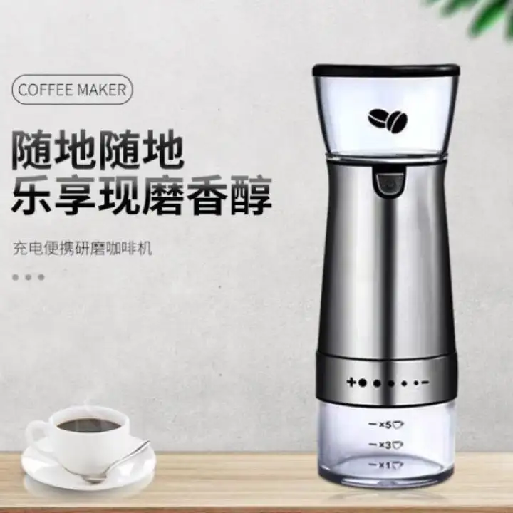 Mini cà phê đậu nhỏ cơ giới văn phòng, ý xách tay, hộ gia đình mới máy xay, máy Máy xay cà phê