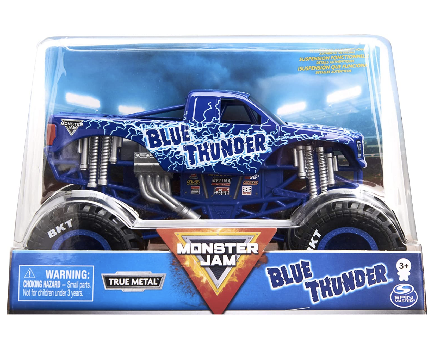 blue thunder monster truck toy