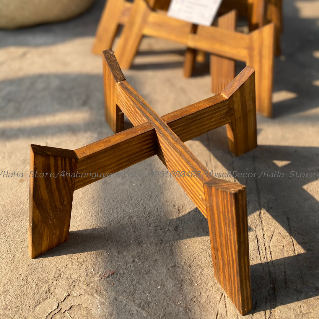 Đôn gỗ để cây cảnh Kệ gỗ Decor chậu cây CCG09