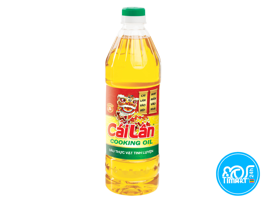 [TI MART] Dầu thực vật tinh luyện Cái Lân chai 1 lít