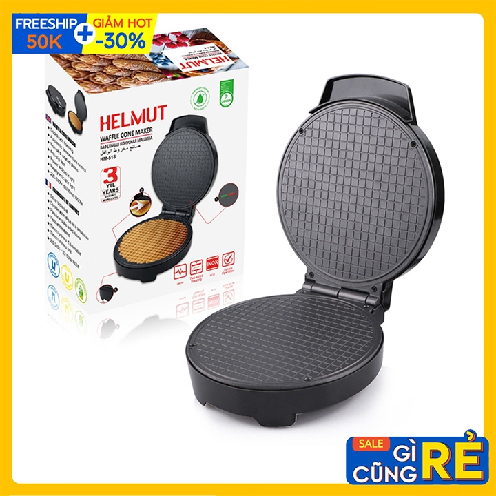Máy làm bánh quế, kem ốc quế chính hãng HELMUT