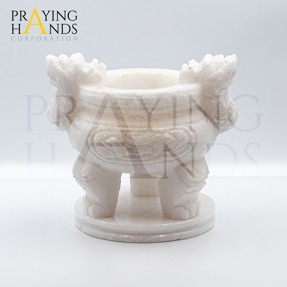 Lư Hương - Đá Cẩm Thạch Trắng