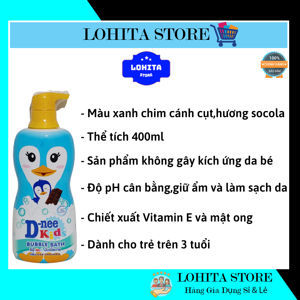 Sữa tắm Dnee Kids hình thú 400ml Thái Lan