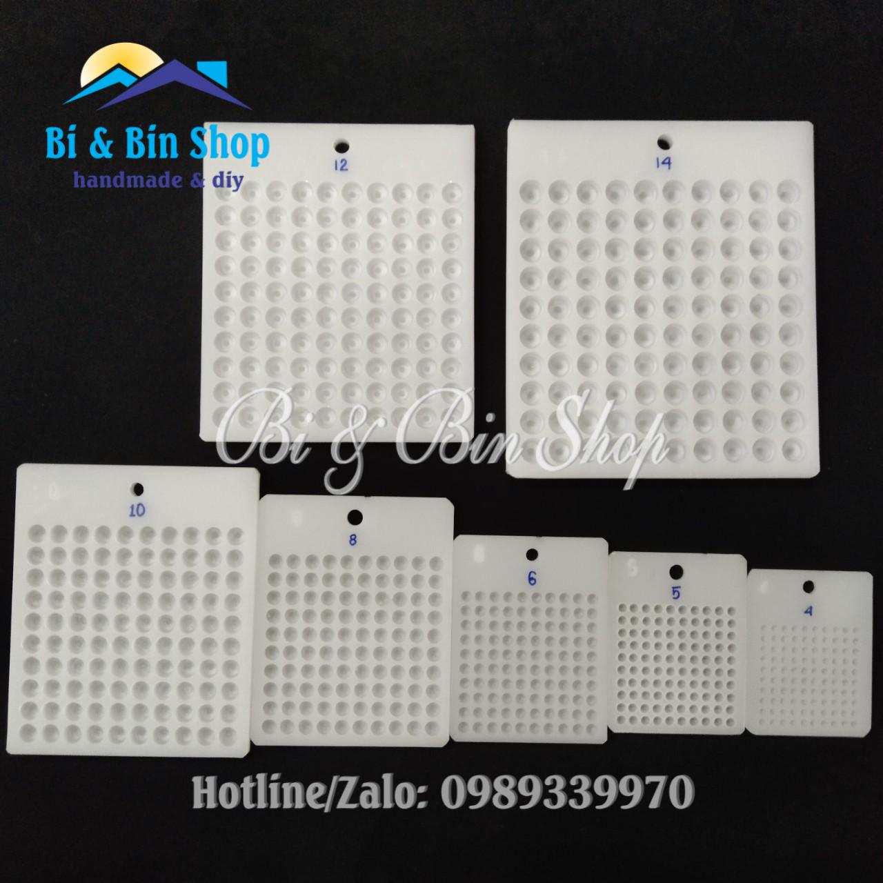 Khay Đếm Hạt Chuỗi 100 Viên Dùng Đếm Hạt Gỗ, Hạt Đá, Pha Lê, Hạt Chuỗi