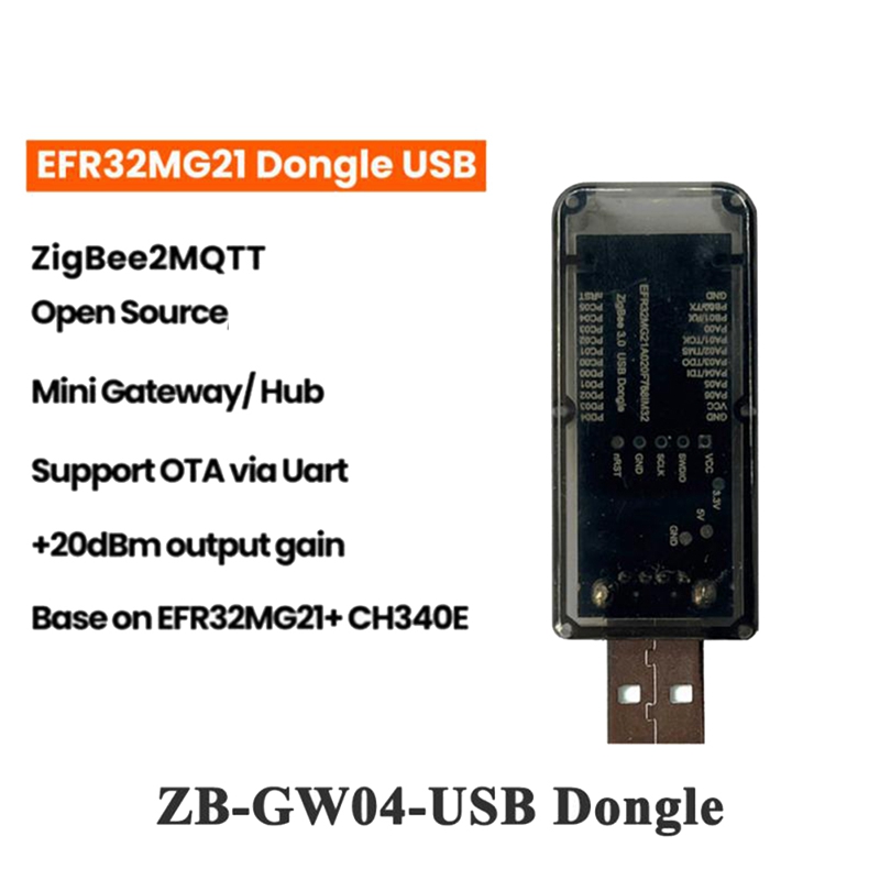 1 PCS ZigBee 3.0 Labs Mini EFR32MG21 Open Source Hub Gateway USB Dongle Chip Module Silicon Universal ZHA NCP Home Assistant