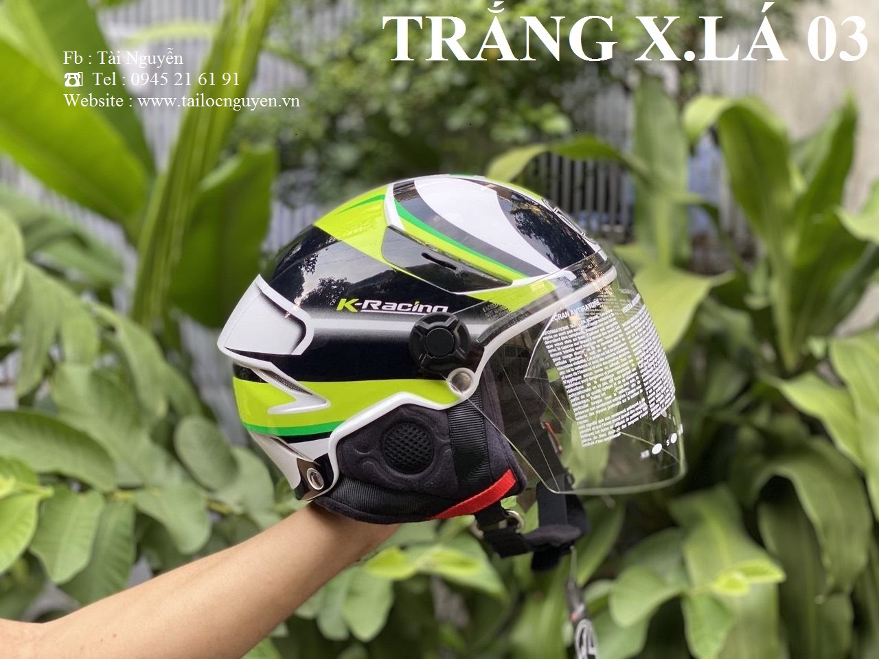 Nón Bảo Hiểm KYT PLAIN TYGER 1/2 Chính Hãng