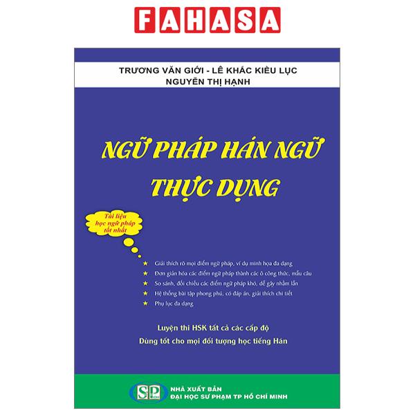 Fahasa - ngữ pháp hán ngữ thục dụng