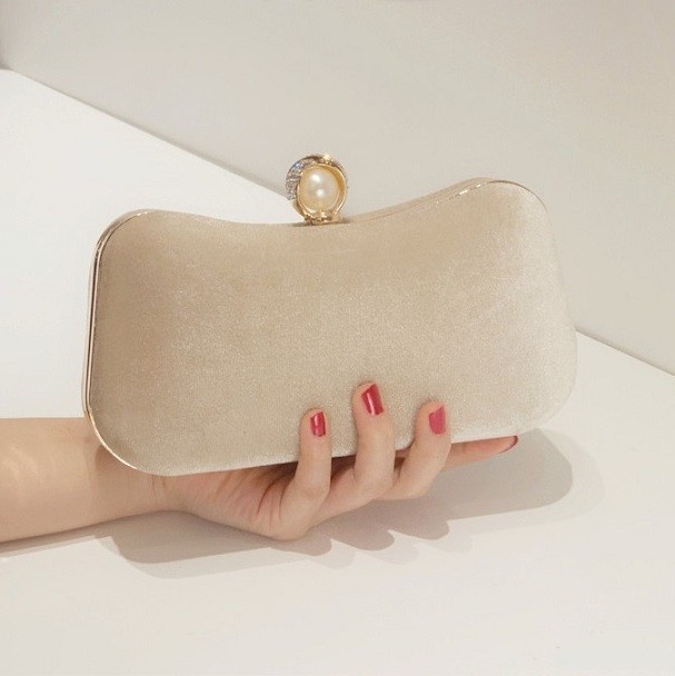 Ví nữ / clutch nữ nhung dự tiệc sang chảnh tini đi học cnt29
