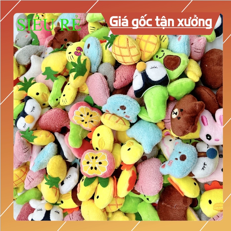 Gấu bông mini 3-11cm giao ngẫu nhiên - máy gắp thú