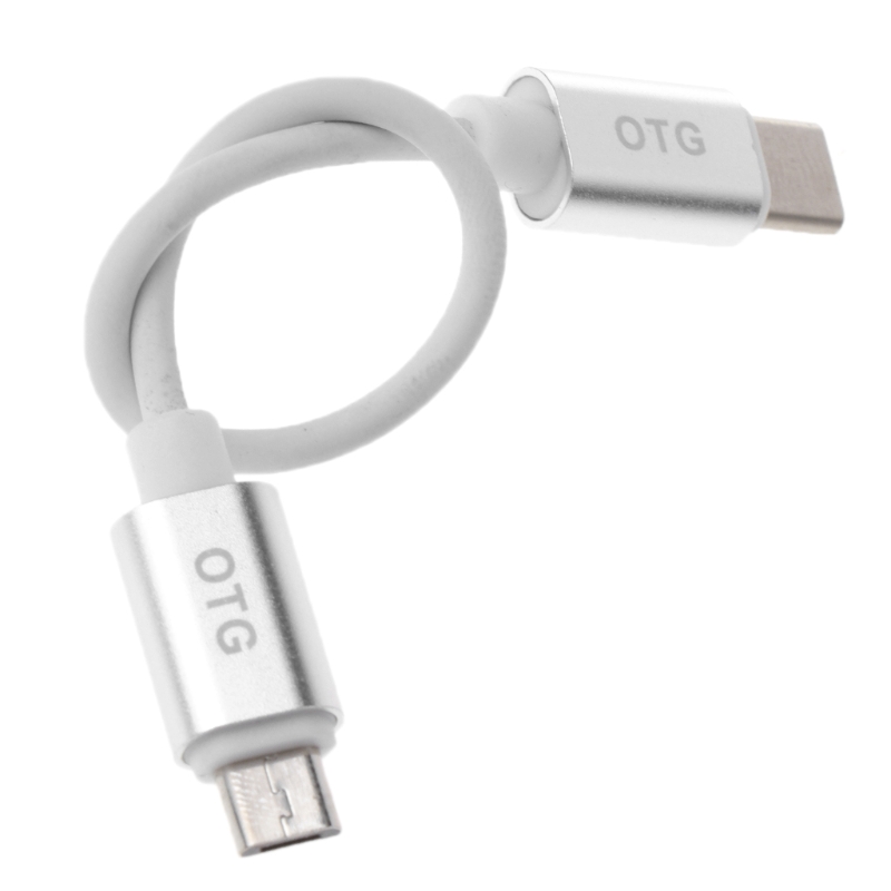 Dây Cáp Chuyển Dữ Liệu Sạc OTG Đồng Bộ Hóa USB 3.1 Loại C Đầu Đực Sang Micro USB