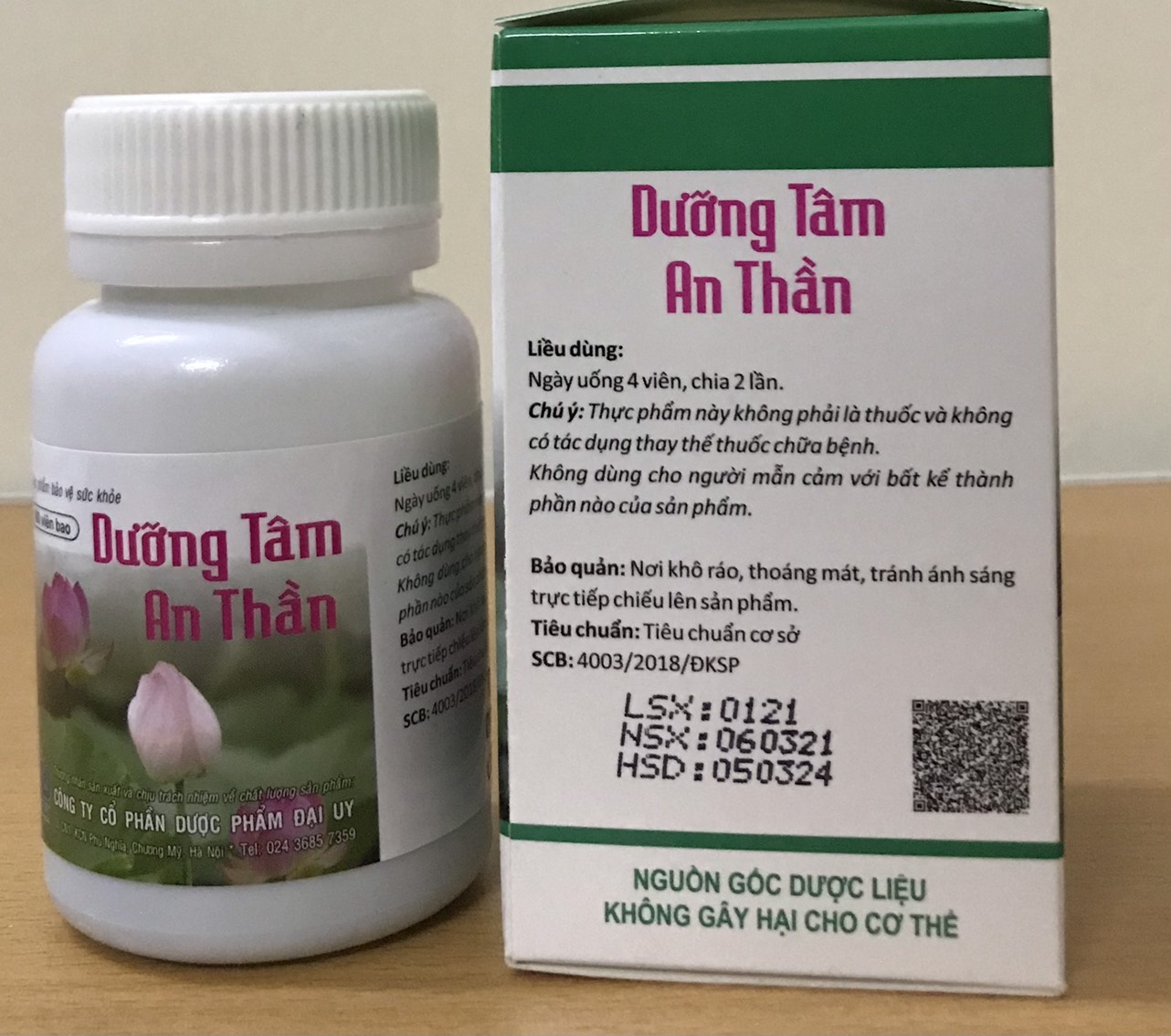 Viên uống thảo dược**** dưỡng tâm an thần hộp 100v nén giúp dưỡng tâm an thần hỗ trợ tạo giấc ngủ sâu****