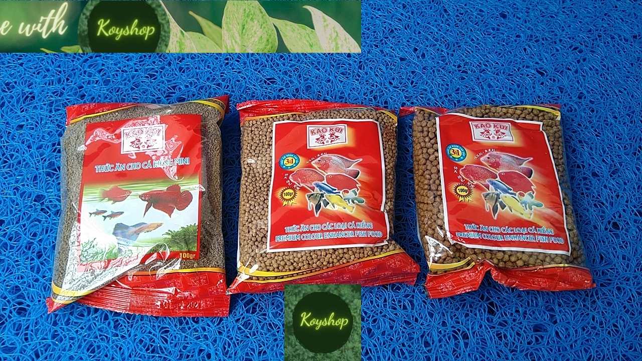 Thức ăn cá cảnh Kaokui, bịch 100gr.