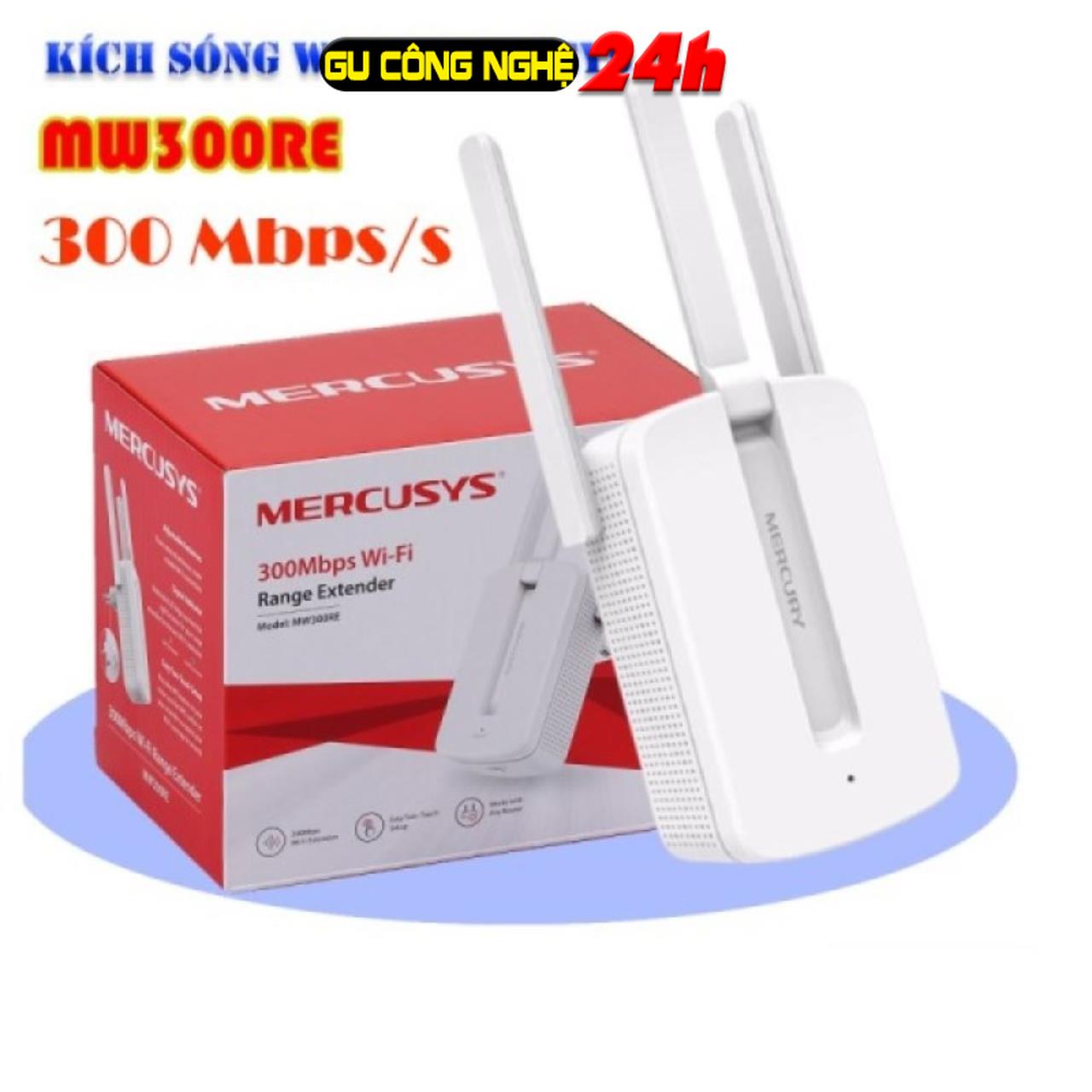 BỘ KÍCH SÓNG WIFI MERCURY 3 RÂU MW310RE - Tăng Sóng Wifi Kích Wifi Bộ Tiếp Nối Sóng Wi-Fi
