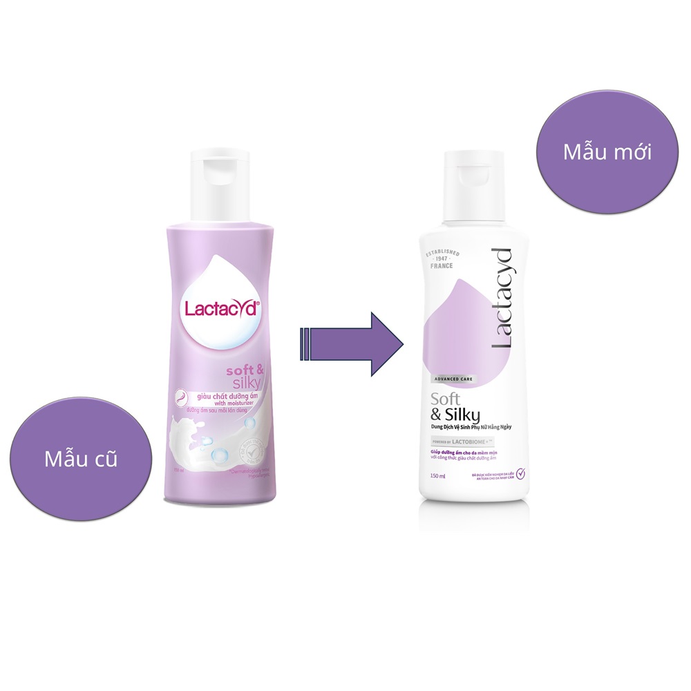 Dung Dịch VSPN Lactacyd Soft And Silky 150ml
