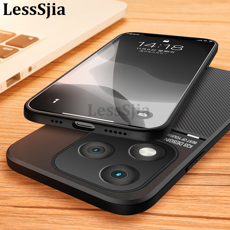 Phone%20cover%20Honor%20400%20Lite%20Back%20case%20Rough%20Cross%20Patterned%20Magnetic%20Soft%20Silicone%20Leather%20for%20Honor%20400Lite%20Phone%20cases%20-%20Image%203