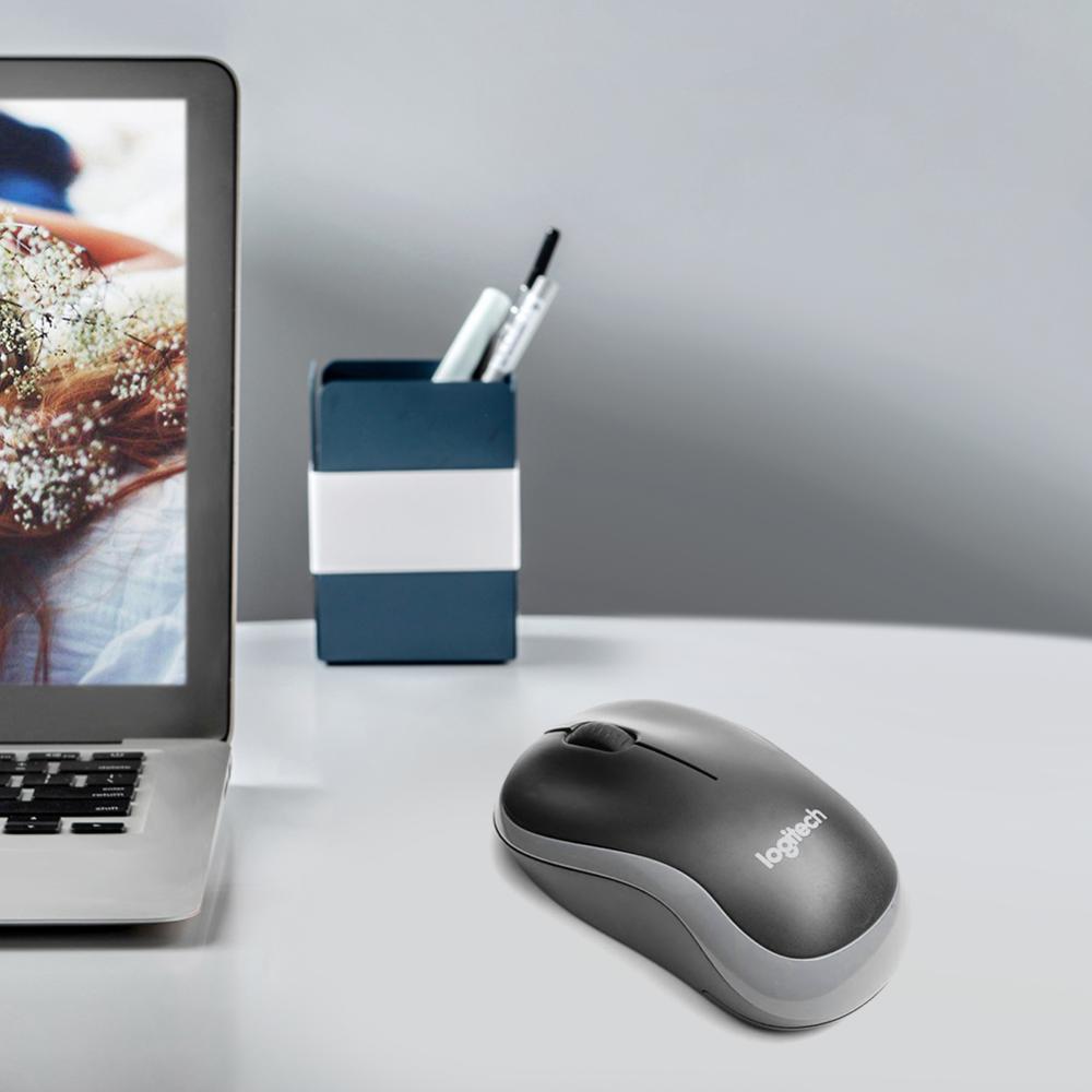 M185 Chuột không dây mini 3 nút chuột công thái học 2.4GHz với USB mini receiver chuột máy tính cho Windows/Mac OS/Linux