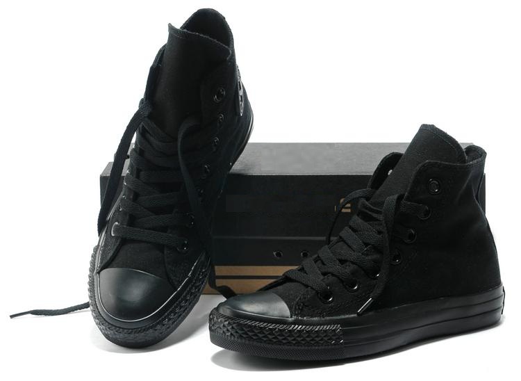 (ảnh thật) giày thể thao Nữ cao cổ full đen sneaker classic